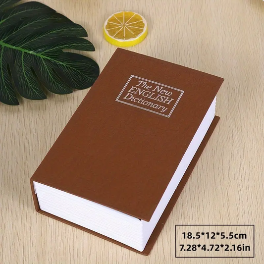 Hidden Dictionary Locker Book | Brown